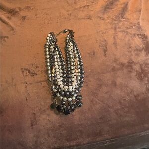 White House Black Market Elegant Multi-Strand Pearl Necklace